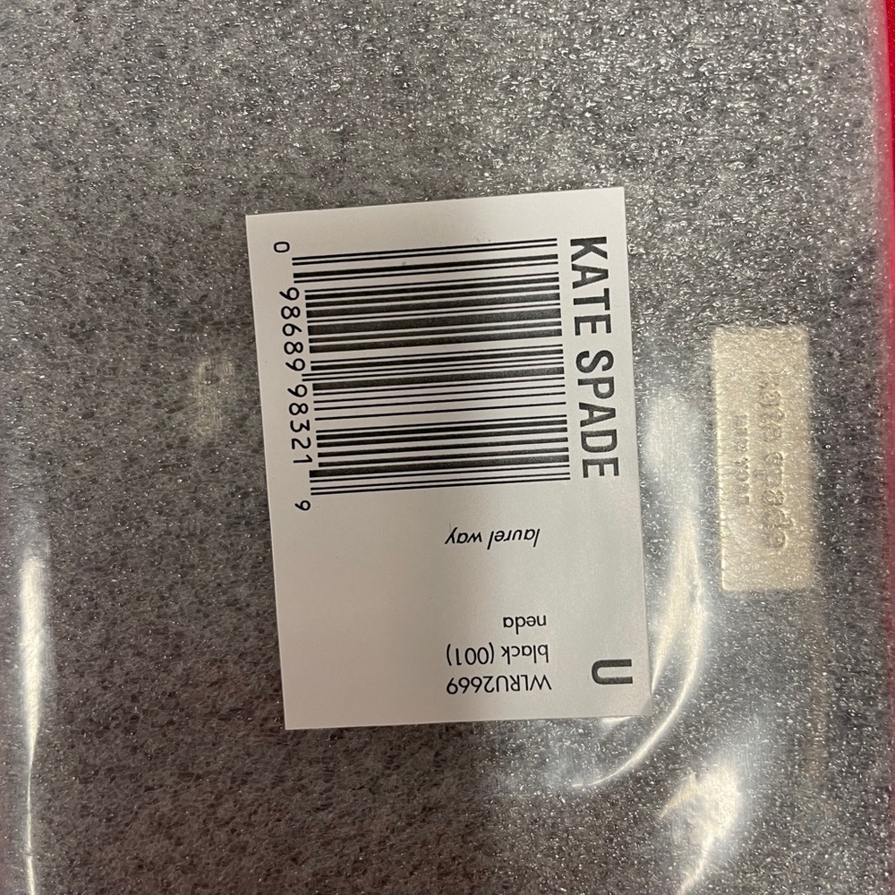 Kate Spade NWT large black purse with  wallet - Picture 3 of 11